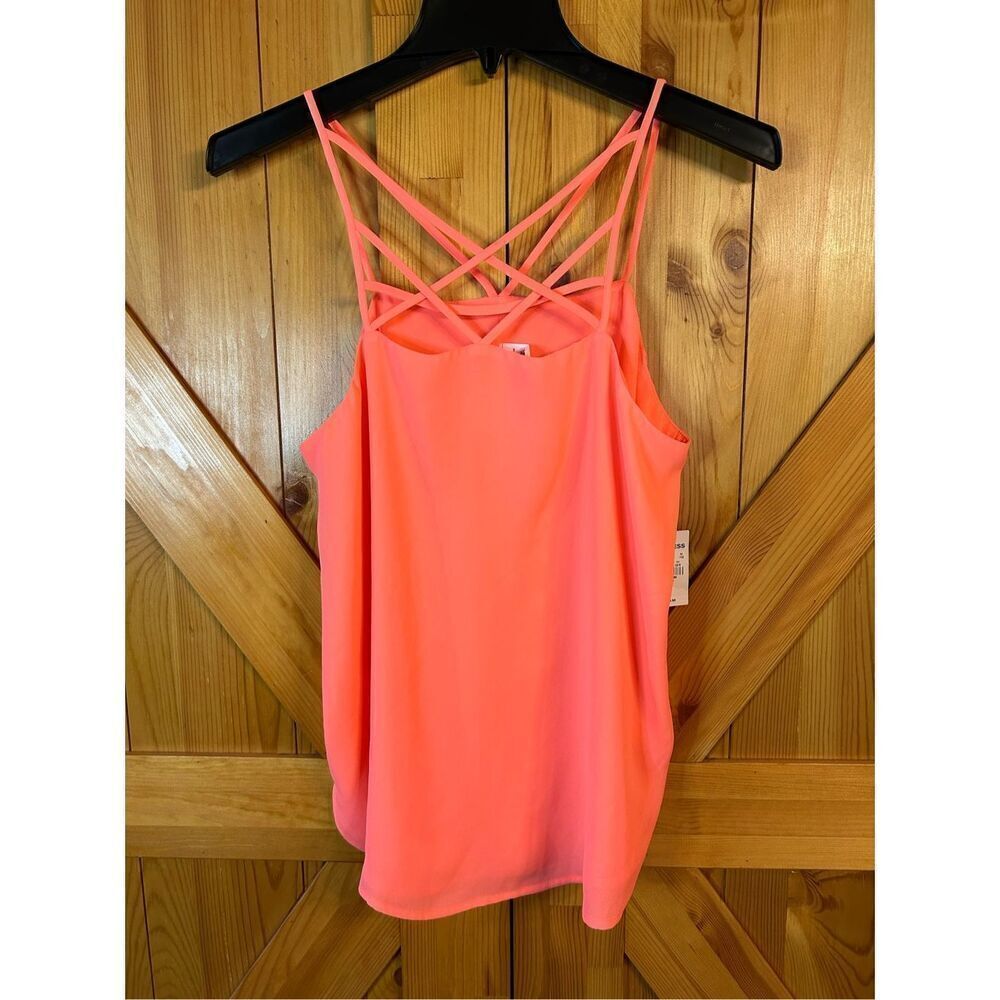 Express Cami Blouse Womens Size Small Sheer Lined NWT (0648) Read